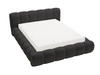 Polsterbett mit Bettkasten und Lattenrost 160x200 Doria Schwarz