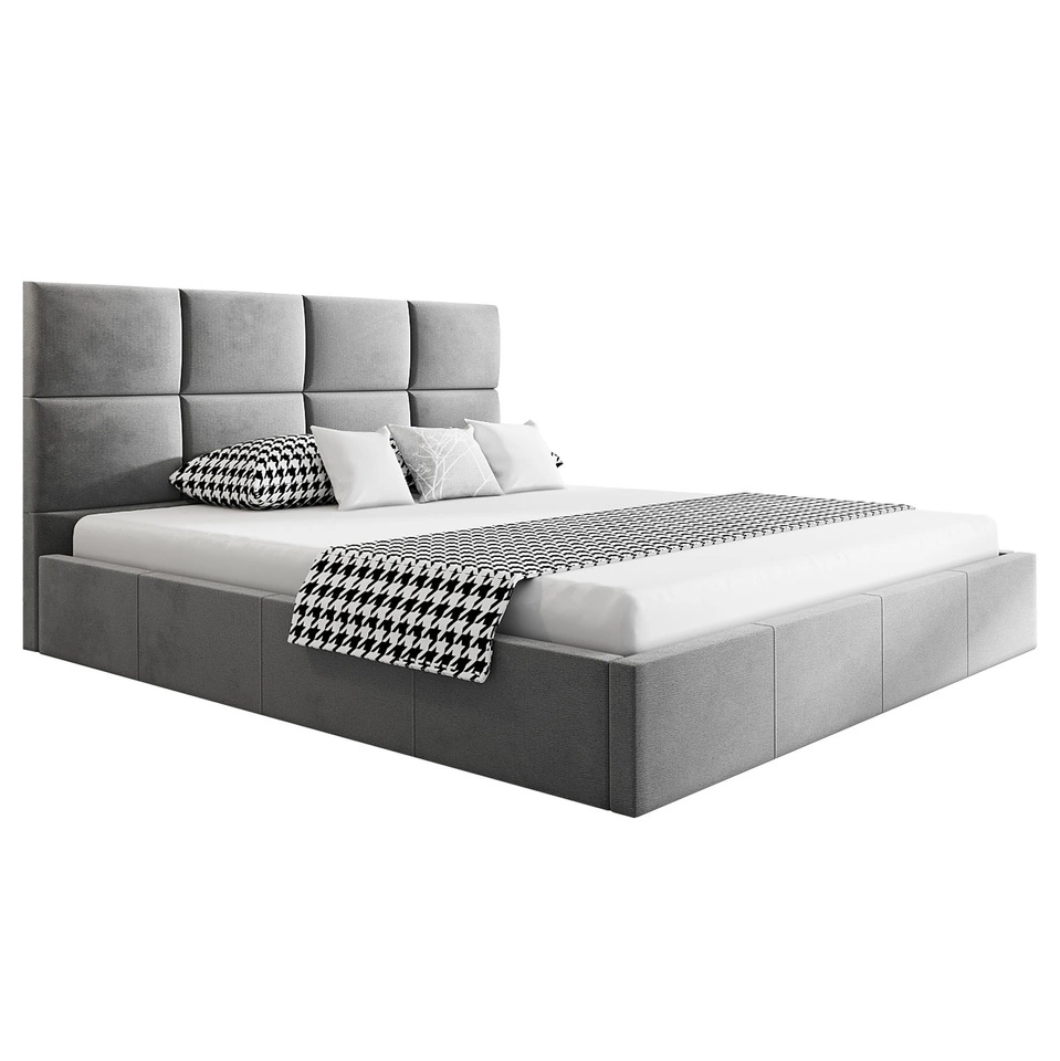 Doppelbett Elegant Malo 120x200 - Grau