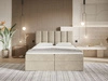 Boxspringbett mit Bettkasten 180x200 Cascada Beige
