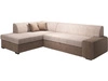 Ecksofa L-Form Links mit Schlaffunktion und Bettkasten Fresto Braun
