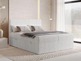 Boxspringbett mit Bettkasten 180X200 Brisa Grau