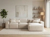 Ecksofa L-Form Rechts Moderne Ecksofa Leni Beige