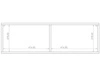 TV-Lowboard mit Türen 100 cm Kioto Weiß matt