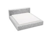 Polsterbett mit Bettkasten und Lattenrost 160x200 Enjoy Hellgrau