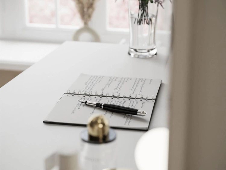 Schminktisch mit Spiegel, Schubladen und LED Nesso Weiß Matt