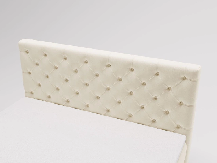 Boxspringbett mit Bettkasten 120x200 Montego Creme