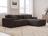 Ecksofa L-Form Rechts Moderne Ecksofa Leni Schwarz