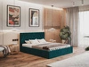 Polsterbett mit Bettkasten und Lattenrost 180x200 Andri Türkis
