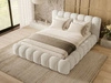Polsterbett mit Bettkasten und Lattenrost 180x200 Averia Beige