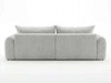Ecksofa L-Form Rechts mit Schlaffunktion und Bettkasten Bonno Grau