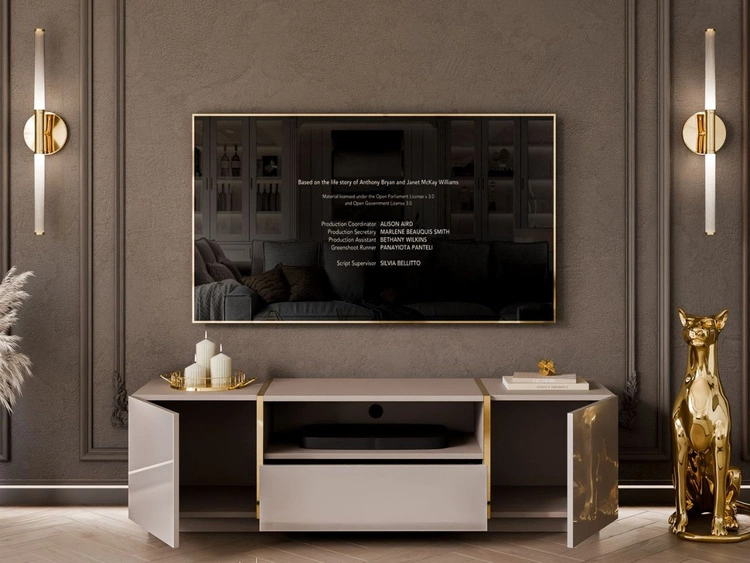 Wohnzimmer-Set im Glamour-Stil Lunelie Kaschmir