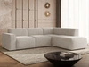 Ecksofa L-Form Rechts Eluno Hellbeige