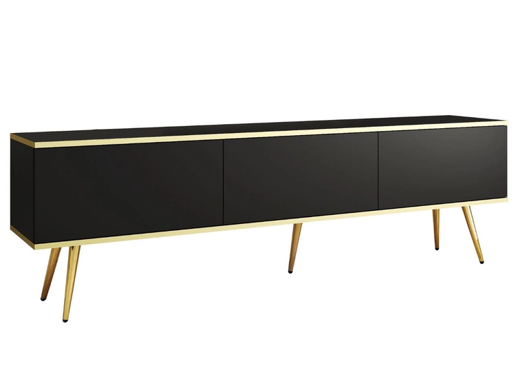 Szafka stojąca RTV Diolo czarna 175 cm