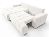 Ecksofa L-Form mit Schlaffunktion und Bettkasten Tulio Links Creme