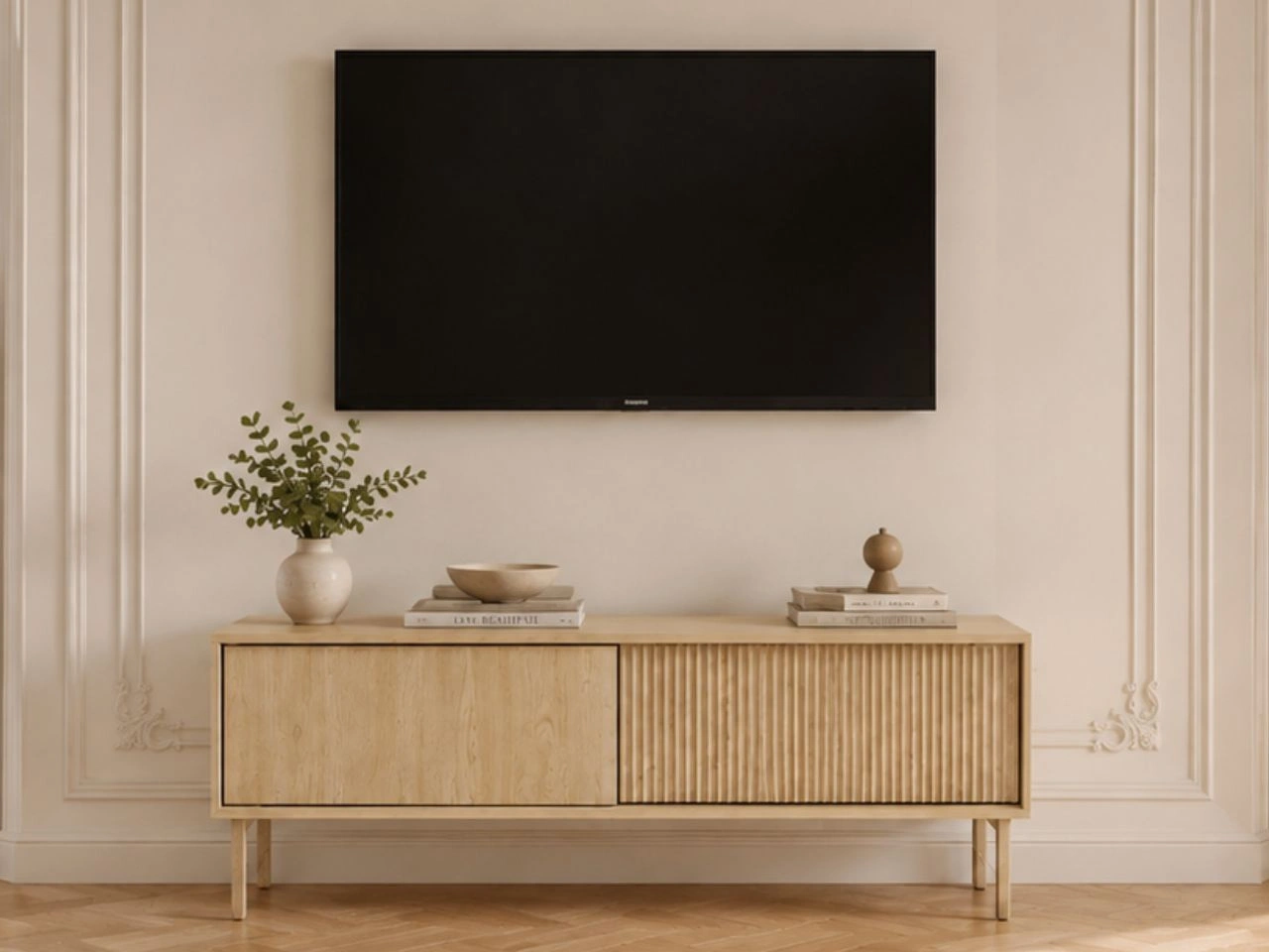 TV-Lowboard mit Türen 154 Gradimento Eiche Cremona