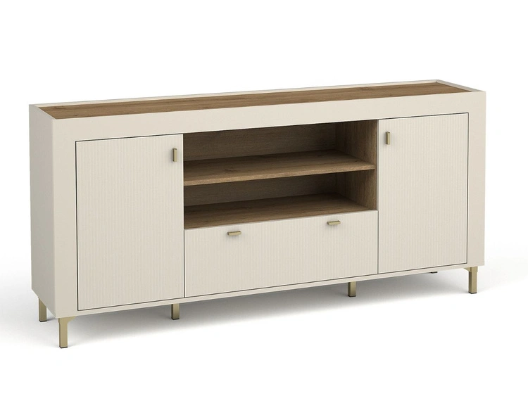 Kommode mit Türen und Schublade Messina Kaschmir