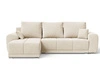 Ecksofa L-Form mit Schlaffunktion und Bettkasten Monti Links Beige