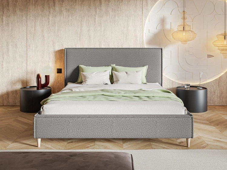Polsterbett mit Lattenrost 180x200 Grenada Grau