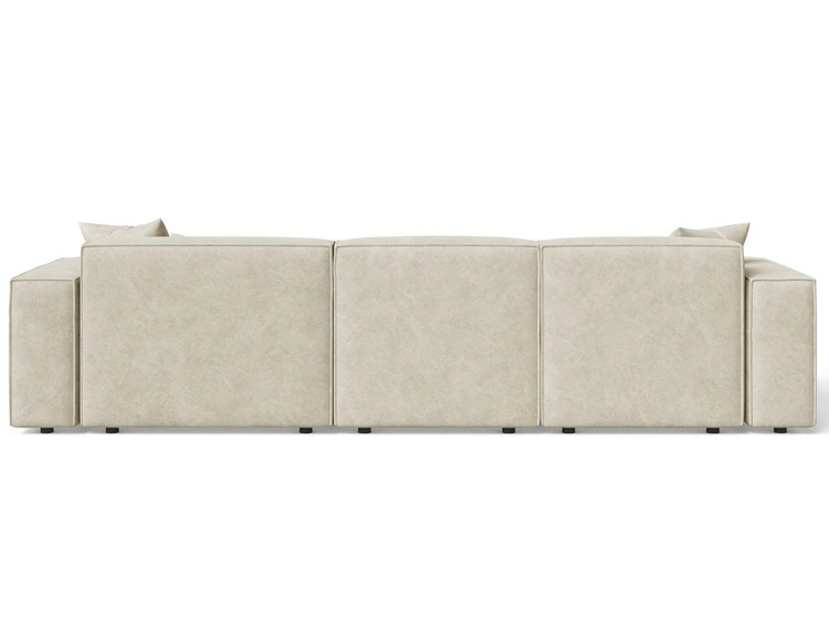 Ecksofa L-Form Rechts Arizona Beige