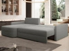 Ecksofa L-Form mit Schlaffunktion und Bettkasten Arvento Grau
