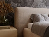 Polsterbett mit Bettkasten und Lattenrost 120x200 Monza Beige