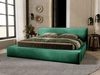 Polsterbett mit Bettkasten und Lattenrost 140x200 Mali Grün