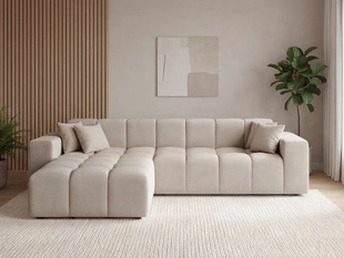 Ecksofa L-Form Links Moderne Ecksofa Loopo Beige