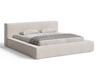 Polsterbett mit Bettkasten und Lattenrost 160x200 Mali Beige