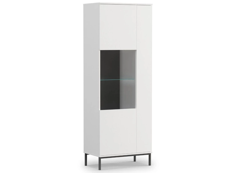 Vitrinenschrank Soroko Weiß