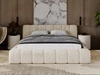 Polsterbett mit Bettkasten und Lattenrost 120x200 Ibiza Beige