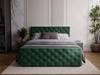 Boxspringbett mit Bettkasten 160x200 Montego Grün