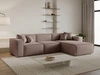 Ecksofa L-Form Rechts Arizona Braun