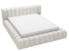 Polsterbett mit Bettkasten und Lattenrost 120x200 Italia Creme