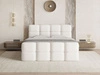Boxspringbett mit Bettkasten 180x200 Rivon Creme