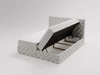 Boxspringbett mit Bettkasten 180x200 Canolo Hellgrau