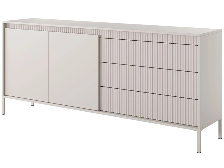 Kommode mit Türen und Schubladen 187 cm Sorano Beige