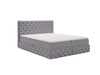 Boxspringbett mit Bettkasten 140x200 Canolo Grau