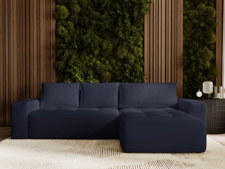 Ecksofa L-Form Rechts mit Schlaffunktion und Bettkasten Portland Anthrazit