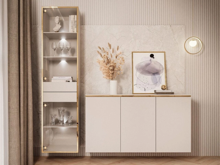 Glamour-LED-Hängemöbel-Set für das Wohnzimmer Evare Kaschmir