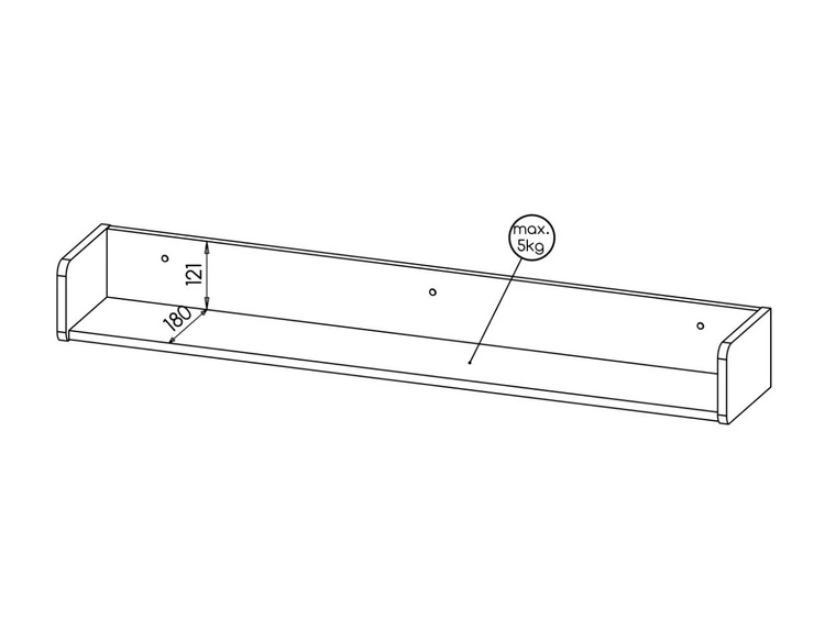 Wohnzimmermöbel-Set Pascale Warmia Nussbaum, Schwarz