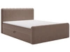 Boxspringbett mit Bettkasten 160x200 Osteno Braun
