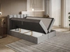 Boxspringbett mit Bettkasten 140x200 Cascada Grau