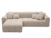 Ecksofa L-Form Links Nork Beige