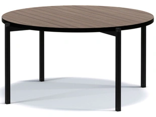 Runder Couchtisch Sevilla 84 cm Dunkelbraun