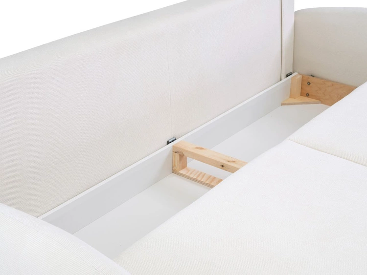 Schlafsofa mit Bettfunktion und Bettkasten Alta Hellbeige