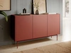 Türkommode Drevo Rot