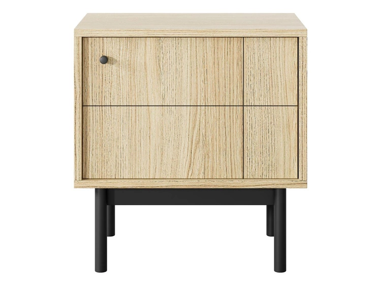 Nachttisch mit Türen Julio Linea Eiche