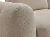 Ecksofa L-Form mit Schlaffunktion und Bettkasten Avelin Links Beige