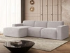 Ecksofa L-Form Links Lavia Grau