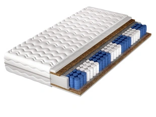 Taschenfederkernmatratze Pocket mit Kokosmatte Sola 140x200